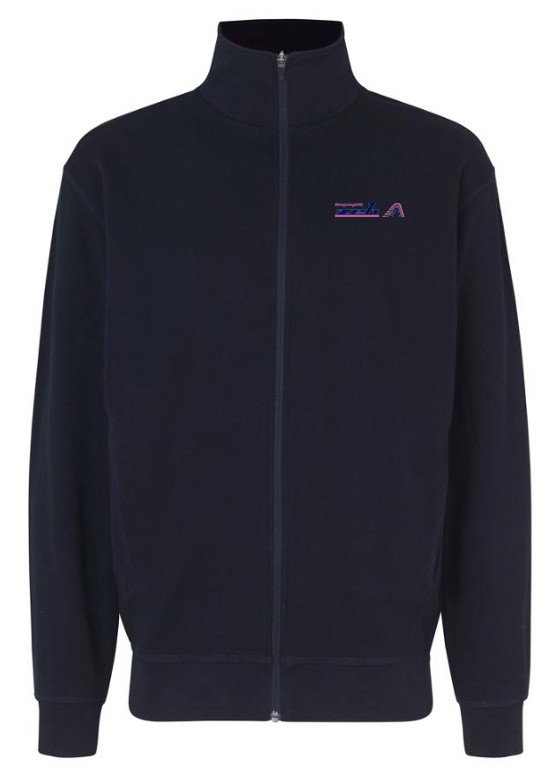 Sweat-Cardigan, Navy, 2XL