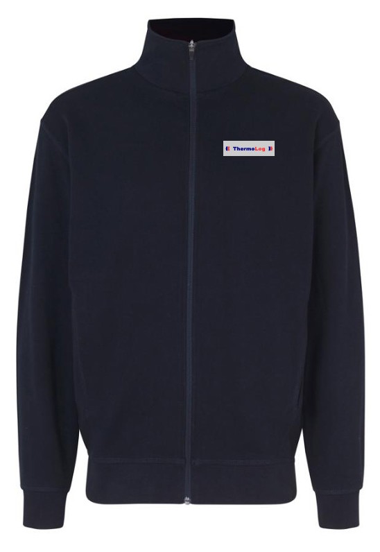 Sweat-Cardigan, Navy, 2XL